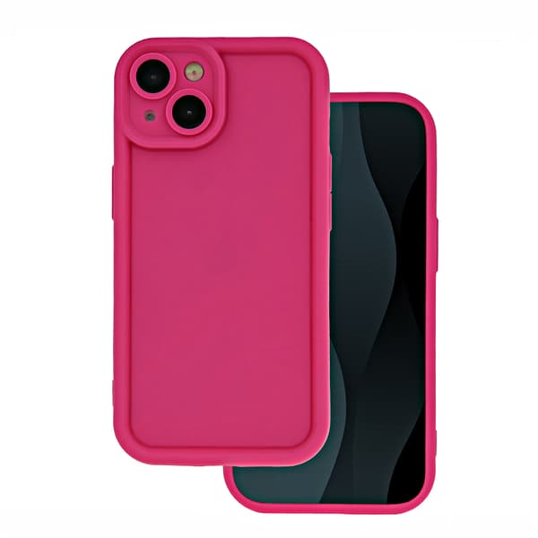 Rim TPU-fodral för iPhone 16 Pro 6,3\" rosa