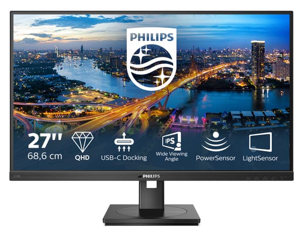 Philips 276B1 27 IPS 2560 x 1440 (2K) HDMI DisplayPort USB-C 75Hz