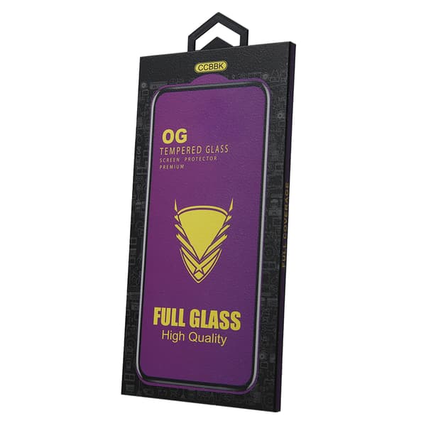 Härdat glas OG Premium för iPhone 17 Pro /18 Pro svart ram