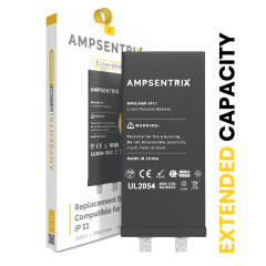 Ersättningsbatteri för iPhone 11 (punktsvetsning krävs) (AmpSentrix Core Extended) röd