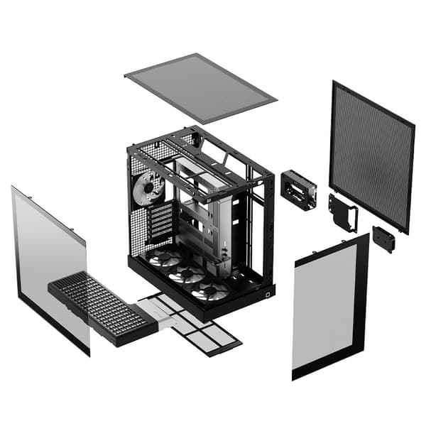 APNX V2-F Tower ATX svart svart