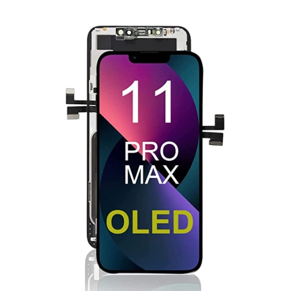 ersättnings skärm för iphone 11 pro max OLED svart