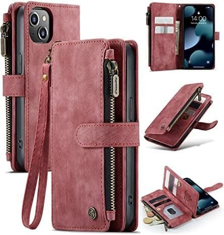 Caseme c30 foral för iphone 12 mini röd