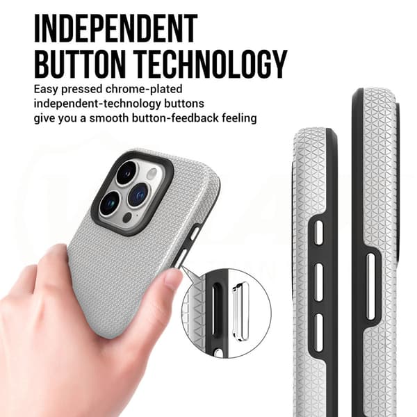 Vmax Triangle-fodral till Samsung Galaxy A35 5G silver