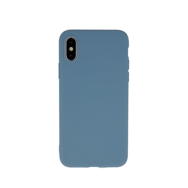 Matt TPU-fodral för iPhone 11 gråblå blå