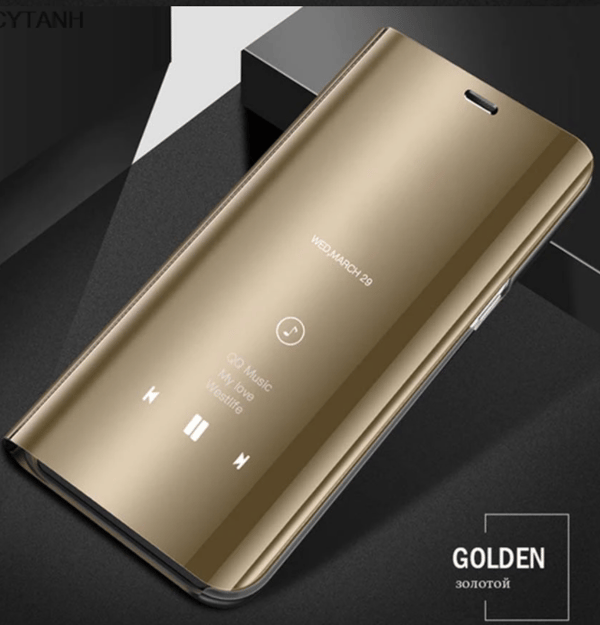 Flipcase för iphone12 mini guld