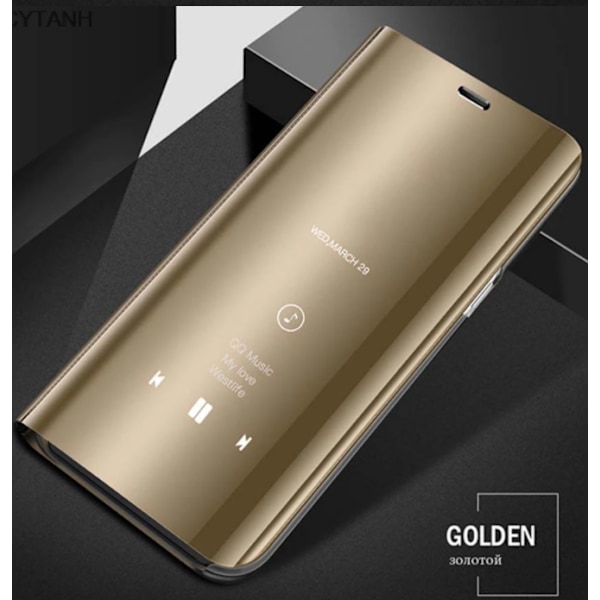 Flipfodral för iPhone 14 guld