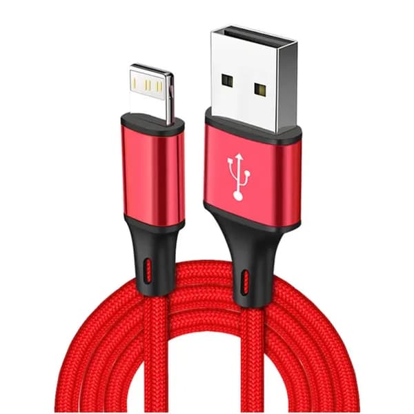iPhone Laddkabel (3 m) – Röd röd