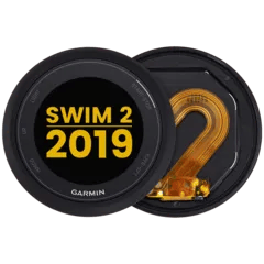 LCD-enhet med ram för Garmin Swim 2 (2019) (Premium) (Svart)