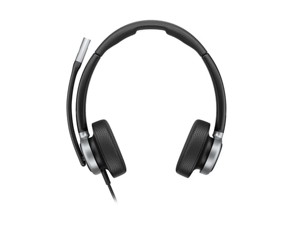 HP Poly Mission 625 Stereo USB Wired Kablet Kablet hörlurar svart