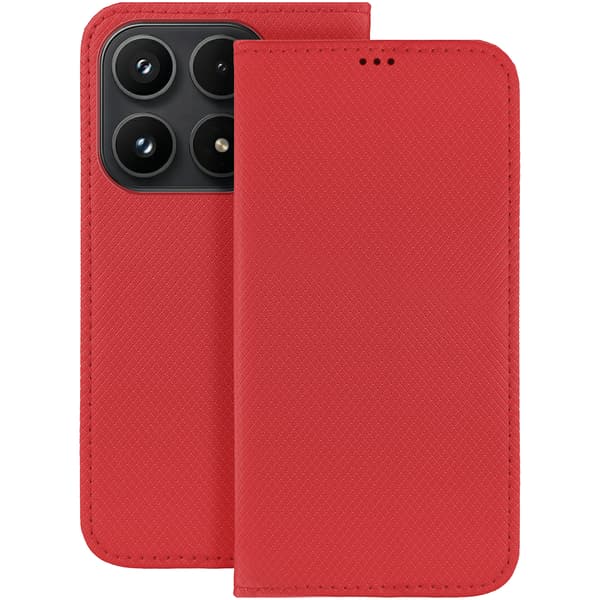 Smart Magnet fodral för Xiaomi 17 röd röd