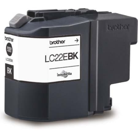 Brother LC 22EBK svart 2400 sidor bläck