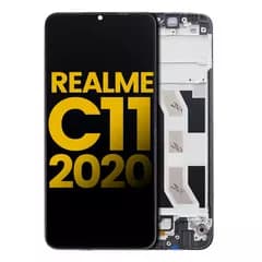 LCD-enhet med ram för Realme C11 (2020) (renoverad) (alla färger)