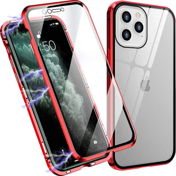 doubelsidig för iphone 12mini|blå transparent