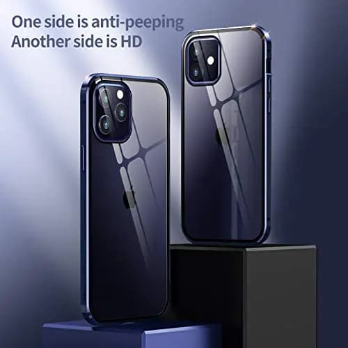 doubelsidig för iphone 12mini|blå transparent