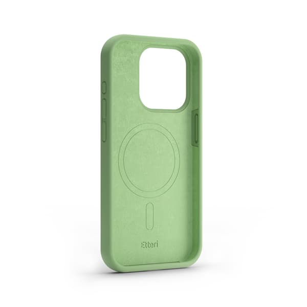 Etteri Silicone Mag skal för iPhone 14 ljusgrön grön