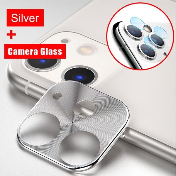 Täysi kamerasuojaus IPhone 11 Silverille "Silver"
"Silver"