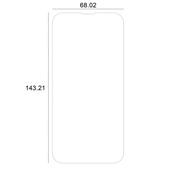 Etteri hybridglas för iPhone 14 / 14 Pro 6,1\"