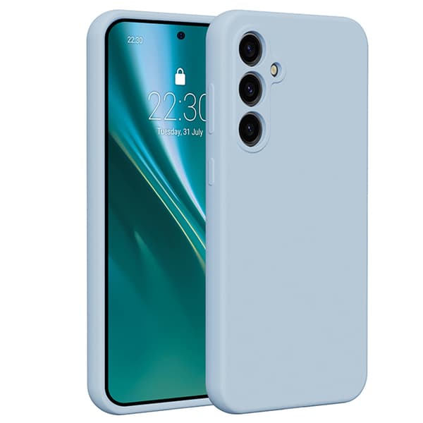 Etteri Silikonskal för Samsung Galaxy S23 FE ljusblå blå