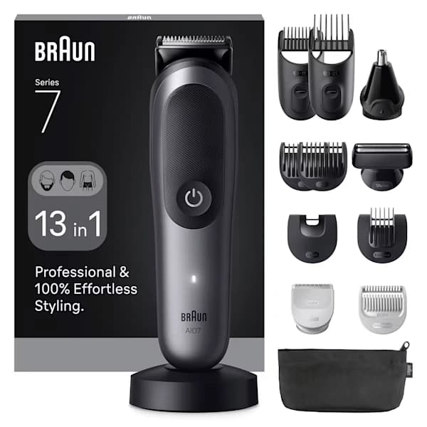 Braun All-in-One Series 7 AIO7560 Trimmer svart Grå