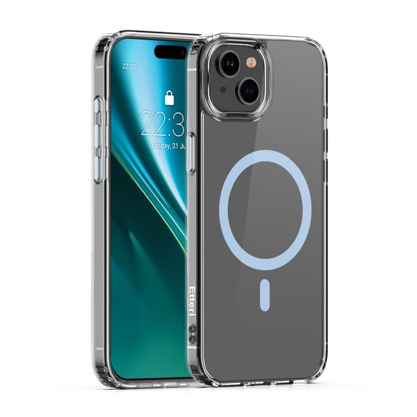 Etteri Color Mag skal för iPhone 15 ljusblå blå