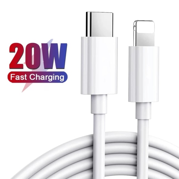 20W iPhone snabbladdare med kabel