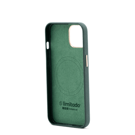 Tillbehörspaket – iPhone 13 grönt Saffiano