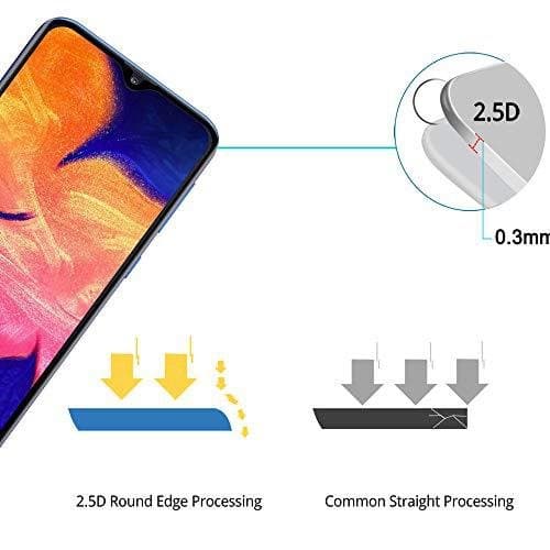 2 st  härdad glas för Samsung A20