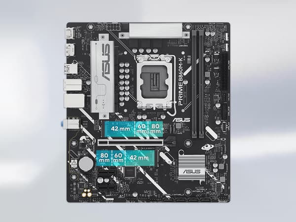 ASUS PRIME B860M-A WIFI Micro ATX LGA1851 sockel Intel B860