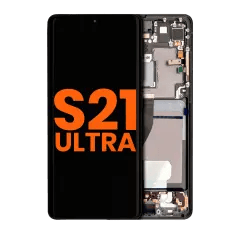OLED Assembly With Frame For Samsung Galaxy S21 Ultra 5G (Blemish: Grade B) (Phantom Black)