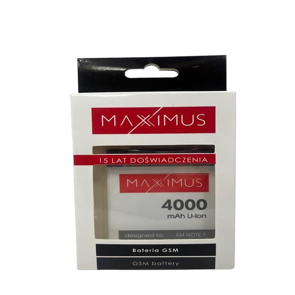 BATTERI MAXXIMUS XIAOMI REDMI NOTE 7 4000mAh BN4A