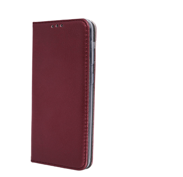 Magnetfodral för Samsung s22 Plus Eco Läder – Vinröd röd