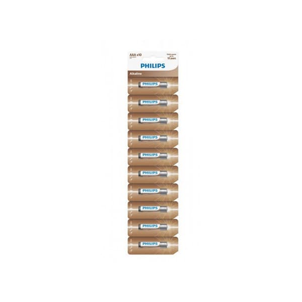 Batteri PHILIPS AAA LR03 10st blister Entry Alkaline