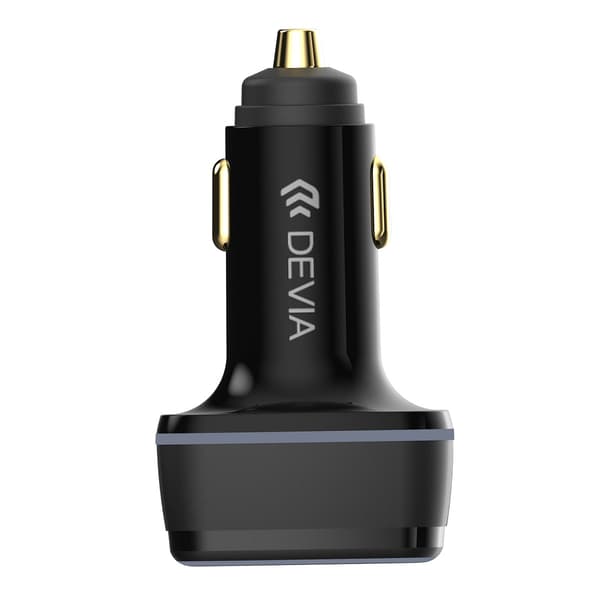 Devia billaddare Extreme 115W 2x USB-C 1x USB svart