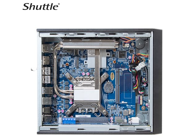 Shuttle XPC Slim XH610G2 Mini PC Barebones svart svart