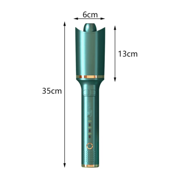 Automatisk hårkrullare grön grön