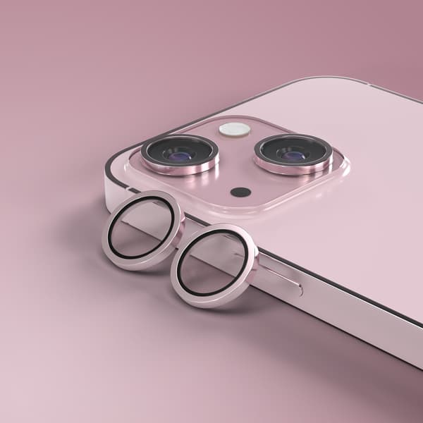 Etteri kameralinsskydd för iPhone 15 / 15 Plus rosa rosa
