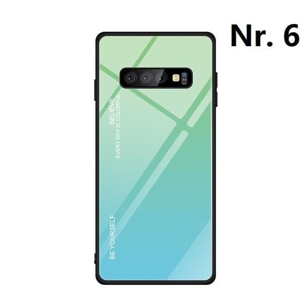 gradient härdat glas  för Samsung S10 plus