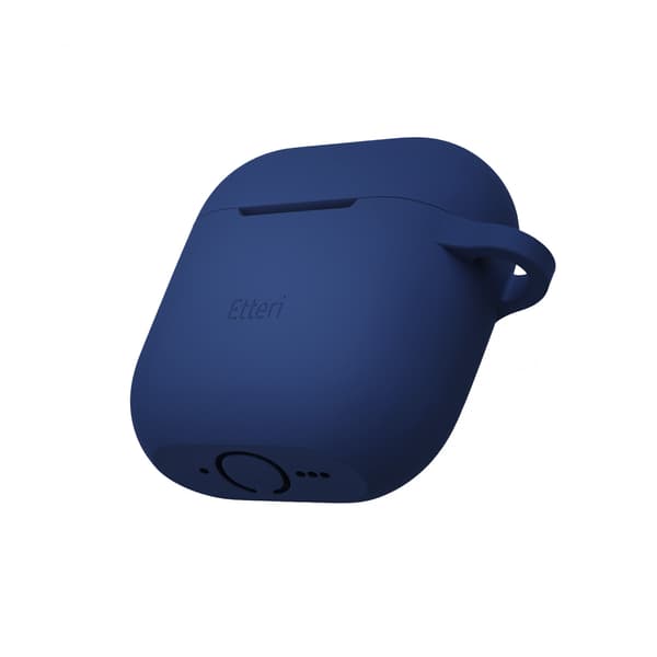 Etteri silikonfodral för AirPods 4 mörkblå