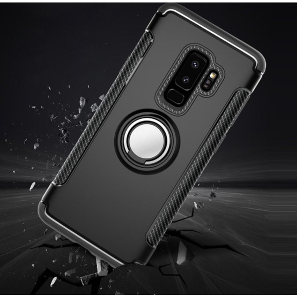 Samsung S9 plus fodral med Roterande ring