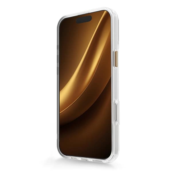 transparent tunt Mag-fodral för iPhone 17 Air guld