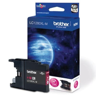 Brother LC 1280XLM Magenta 1200 sidor bläck
