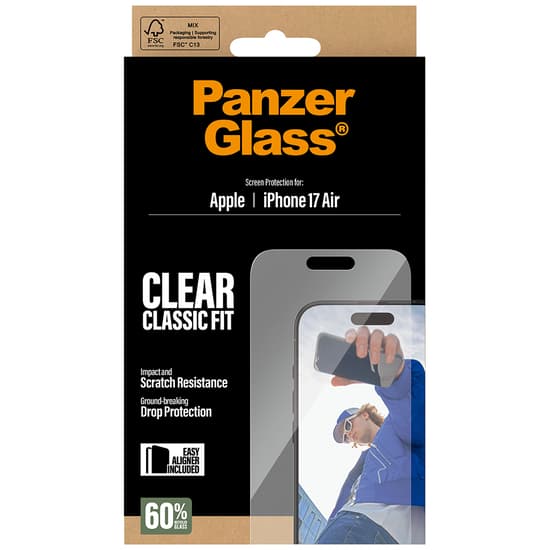 PanzerGlass® Skärmskydd iPhone 2025 6.6 iPhone 17 Air