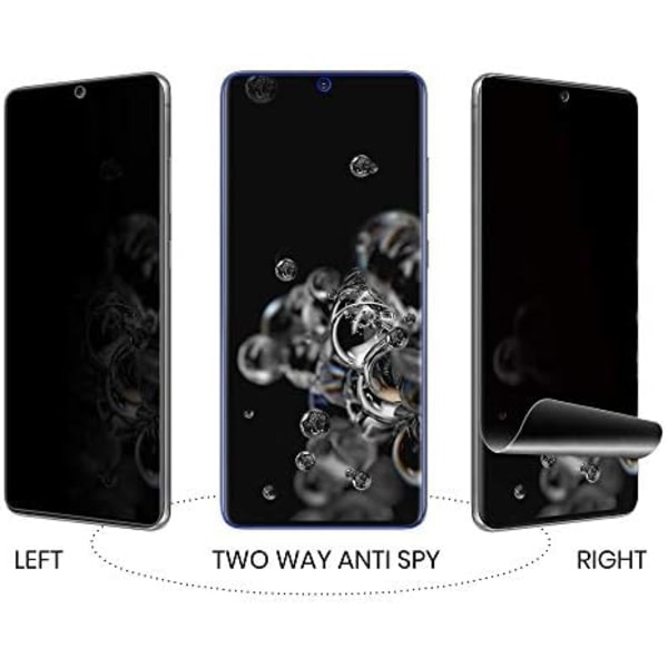 2 st Sekretess nano skärmsydd Samsung  S20 ultra