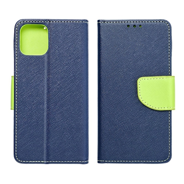 SMART FANCY mobilfodral för iphone 15  marin/lime blå