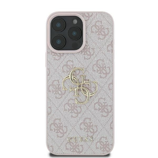 Guessfodral för iPhone 16 Pro 6,3\" GUHCP16L4GMGPI 4G Big Logo rosa