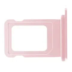 Enkel SIM-kortshållare för iPhone 15 / 15 Plus (Äkta OEM) (Rosa)