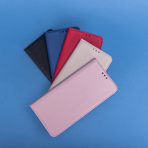 Smart Case Book för Samsung för iphone 15 pro max röd röd