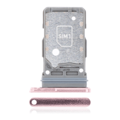 Dubbel SIM-kortshållare för Samsung Galaxy S21 (Phantom Pink)
