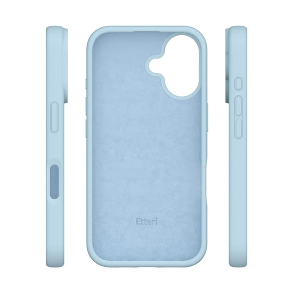 Etteri Silikonskal för iPhone 16 Plus ljusblå